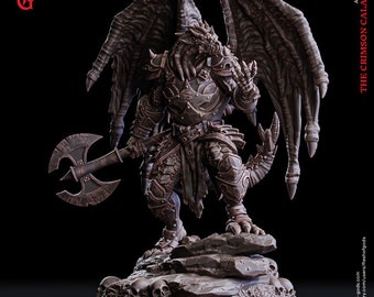 DnD Dragonborn paladin miniature for D&D Hero Character for Dungeons and Dragons mini for Heroquest ttrpg Role playing table top dice game