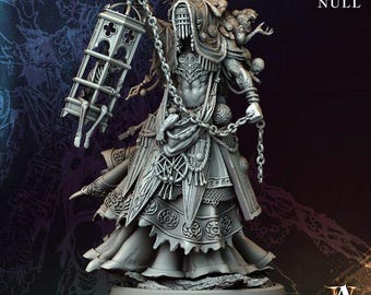 Scripture Guardian Trench Crusade Character miniature Wailing Omen DND Trench Crusade compatible TTRPG Trench Heretic legion Mercenaries