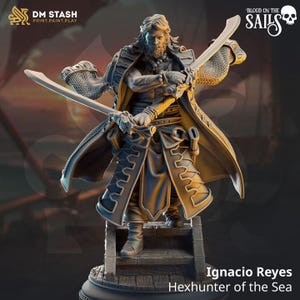 DnD Pirate miniature Bundle for Dungeon quest set Dungeons and Dragons mini pirate campaign mini set for Heroquest hero pack TTRPG