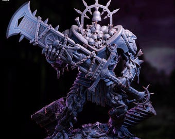 Sin eater, Iron contruct miniature Trench Crusade mini DND models Trench Crusade compatible TTRPG Trench Pilgrams Heretic legion