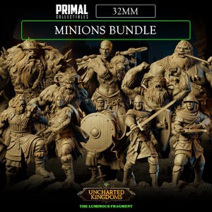 DnD Minions and monsters Campaign miniatures Bundle Dungeon quest set Dungeons and Dragons mini Primal collection for Heroquest Starter pack