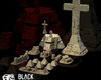 Scatter terrain for Trench Crusade, Proxy miniature DND models Trench Crusade compatible TTRPG Pilgrims Heretic legion world war bunker