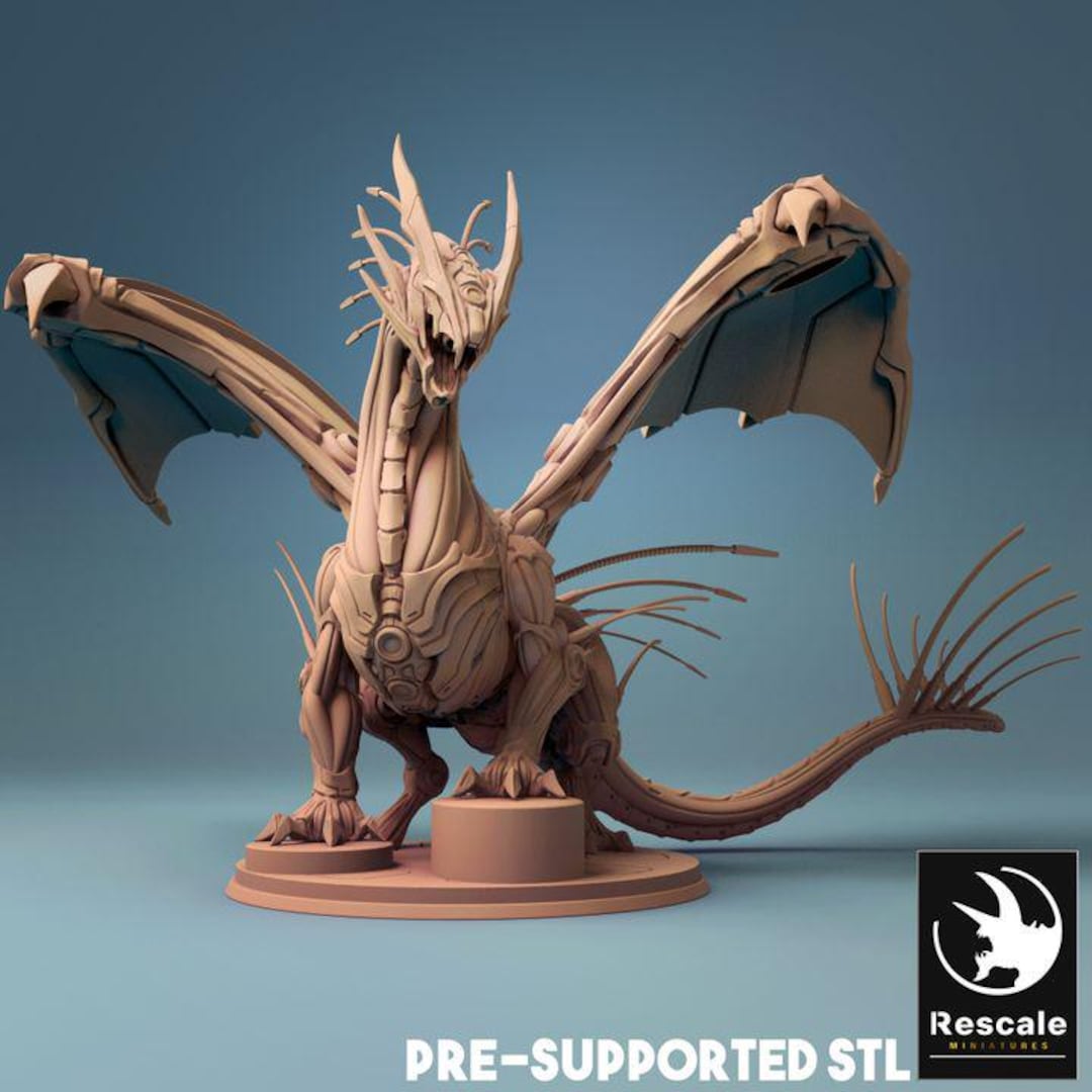 Dnd Steel Dragon Miniature Dnd Huge Enemy Mini for Dungeons and Dragons ...