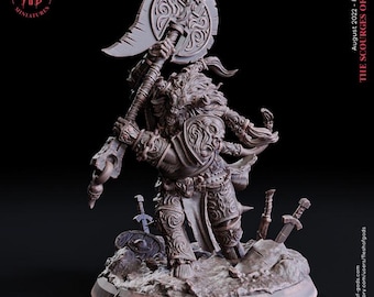 Hell knight, Yoke fiend miniature Trench Crusade mini DND models Trench Crusade compatible TTRPG Trench Pilgrams Heretic legion Juggernaut