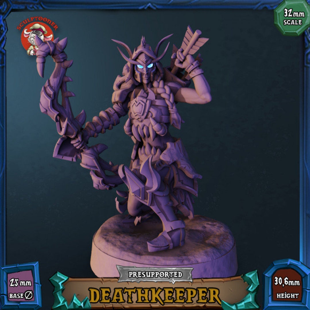 Dnd Dark Ranger Miniature for D&D Thief Fighter Hero Character for ...