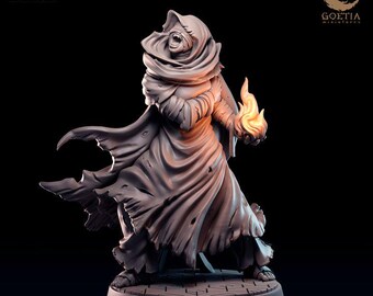 War Prophet Priest, artillery witch Character miniature Knight of the bell DND models Trench Crusade compatible TTRPG Trench Heretic legion