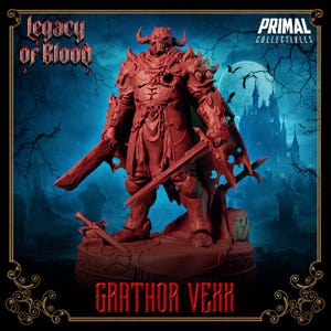 DnD Evil death knight Playable characters enemy miniatures  Dungeons and Dragons mini Primal collections for Heroquest hero pack