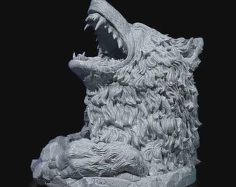 DnD Owl bear dice Tower Dungeons and Dragons Gift Baldur's gate Dice tower Gift for TTRPG gaming heroquest miniature Fantasy D&D Owlbear