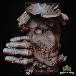 DnD Scarecrow book nook Dungeons and Dragons Halloween Dice gamer Gift for TTRPG gaming heroquest miniature Fantasy D&D book lover gift