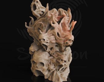 DnD Souls Dice Tower Dungeons and Dragons Gift DnD tormented souls Dice Gift for table top gaming dungeons and dragons miniature Fantasy