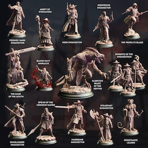 DnD mini Campaign bundle Beginners dnd set Dungeons and Dragons mini pathfinder Heroquest Starter pack character NPC and monsters miniatures