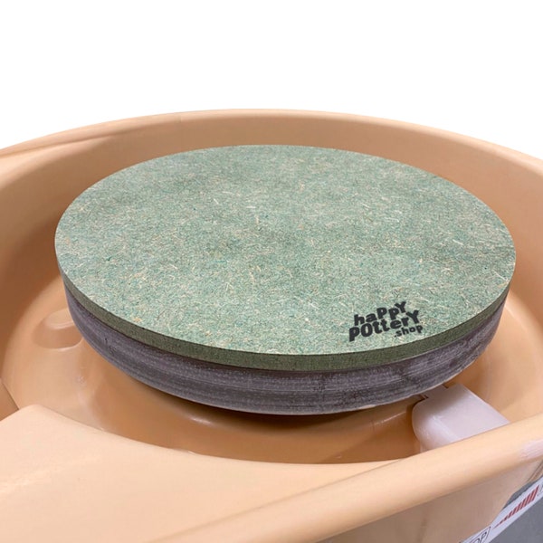 Plato Base de Madera hidrófuga resistente al agua para torno de cerámica, modelado y secado de piezas, disponible en diferentes diámetros