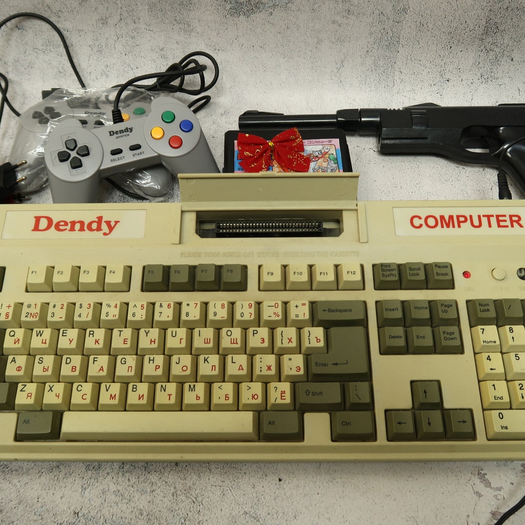 Super 8 Bit Dendy Keyboard Computer Console, Game Bundle Set ukrainian ...