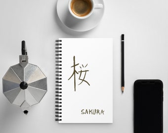 Sakura spiral notebook 100 pages