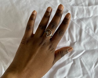Silver Africa ring