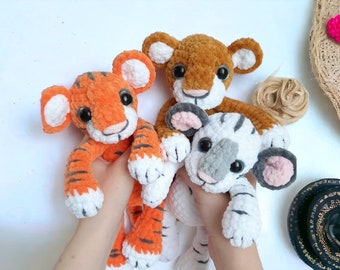 tiger  lion crochet pattern English PDF