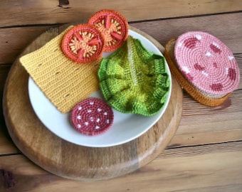 crochet sandwich pattern, English PDF