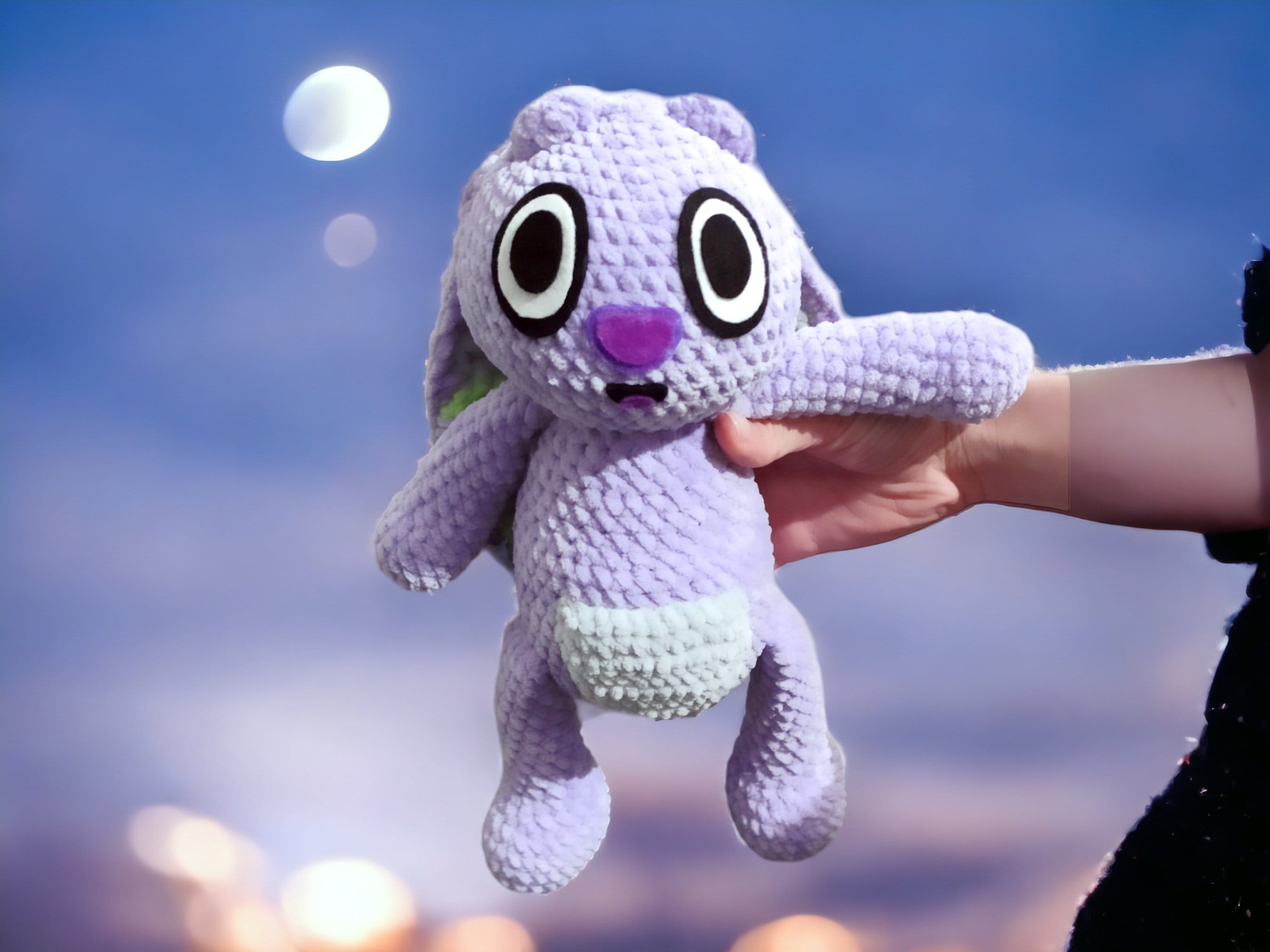 Bunny crochet pattern,  crochet floppy pattern, English PDF