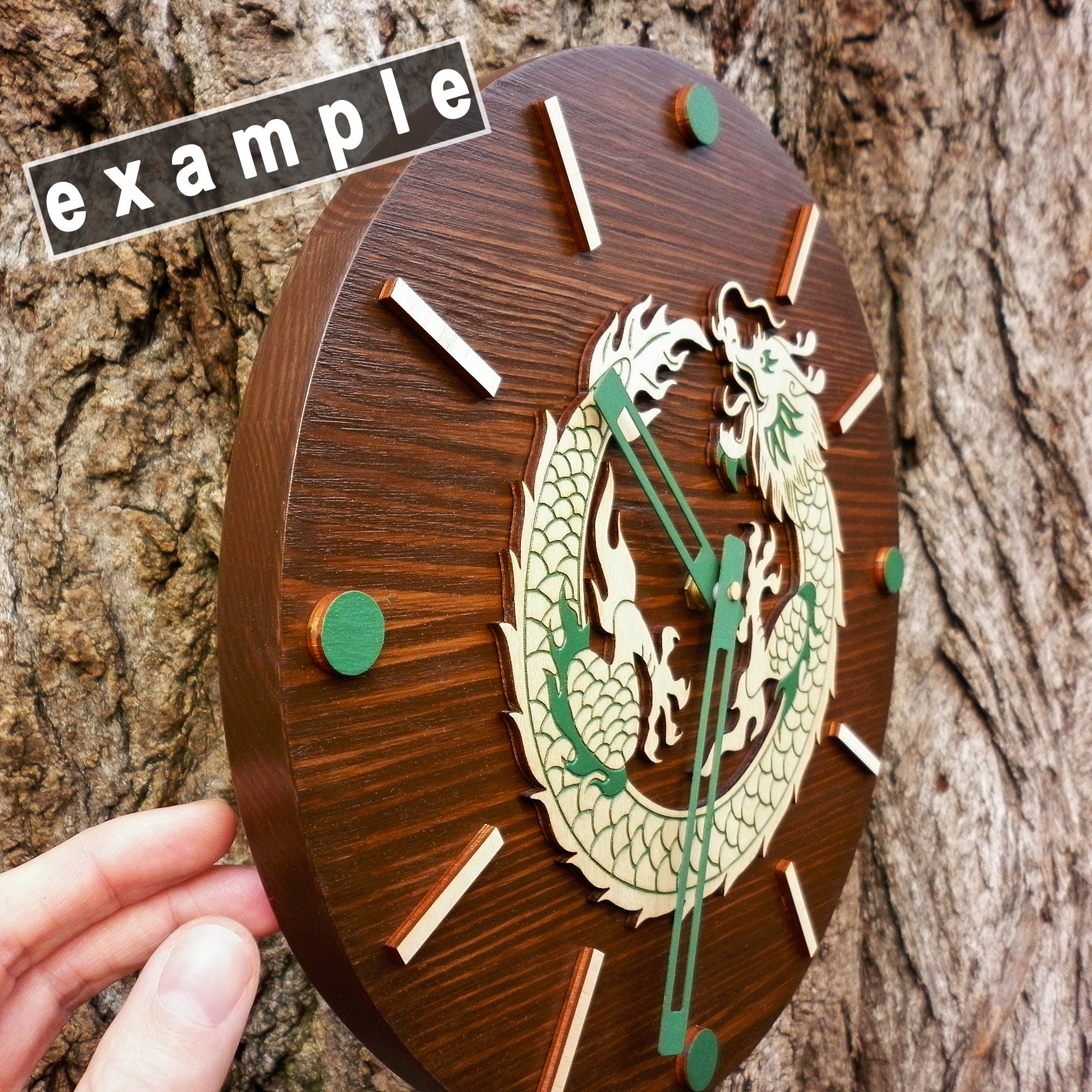Blank Wood Clock, Blank Wooden Clock Face, Unfinished Wooden Clock ...