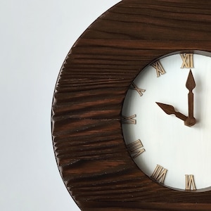 Wooden wall clock elegant, unique decorative wall clock beautiful, interesting wall clock wood designer watch, cool wood clock handmade gift