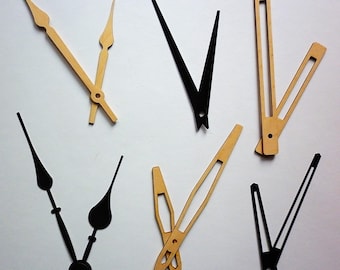 Wooden Clock Hands, Metal Clock Hands, Wood Diy Clock, Custom