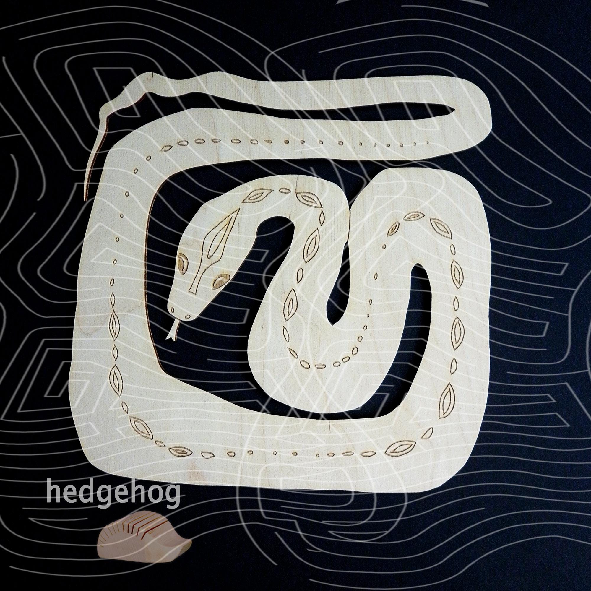 Python Snake Svg,snake Model for Laser Cutting, Snake Cdr,snake Laser ...