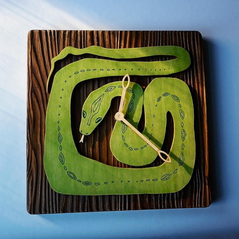 Unique Wood Wall Clock, Modern Wall Clock Wood Clock Original, Wooden ...