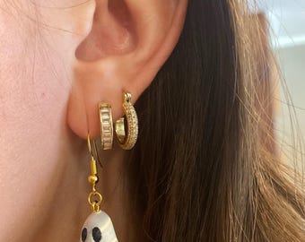 Halloween Ghost Earrings | Cute Dangle Drop Earrings I Spooky Fun Kawaii Jewelry | Handmade Halloween Accessories | Gothic Jewelry