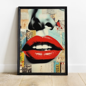 Pop Art Poster, Pop art decor, Pop art print, Modern decor, Modern print, wall decor, wall art, Art Poster