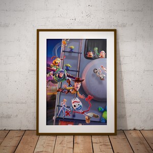 Toy Story Poster, Toy Story Filmposter, Toy Story Druck, Wanddekoration, Wohndekoration, Kinderposter, Kinderzimmerposter