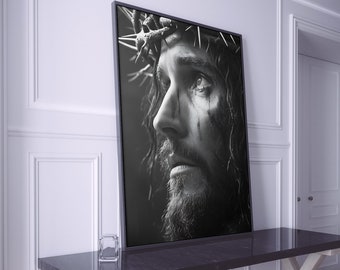 Jesus Poster Painting Print Bible Verse Wall Art Gift Trendy Living Room Home Decor Christian Nursery Decor