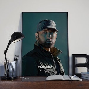 Eminem Muziekposter Wall Art Home Decor echt slank schaduwrijk