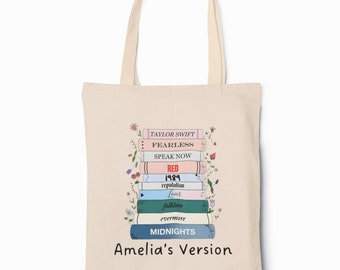 Personalised Taylor Swiftie Tote Bag | Swiftie Fan Merch | Gift for Her | Birthday Gift for Taylor Fan | Gift for Friend | Taylor's Version