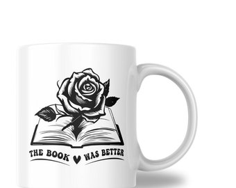 Tasse pour les amateurs de livres | Cadeau d’amateur de livres | Tasse de lecteurs personnalisée, cadeau de ver de livre, tasse de ver de bibliothèque, tasse d’amateur de livres | Cadeau d'ami accro au livre