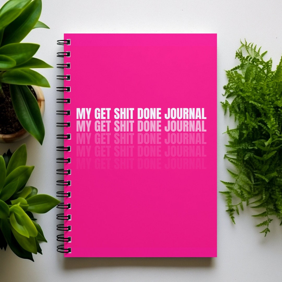 Motivational Personalised Notebook A5, A4 Notepad Funny Positive Quote