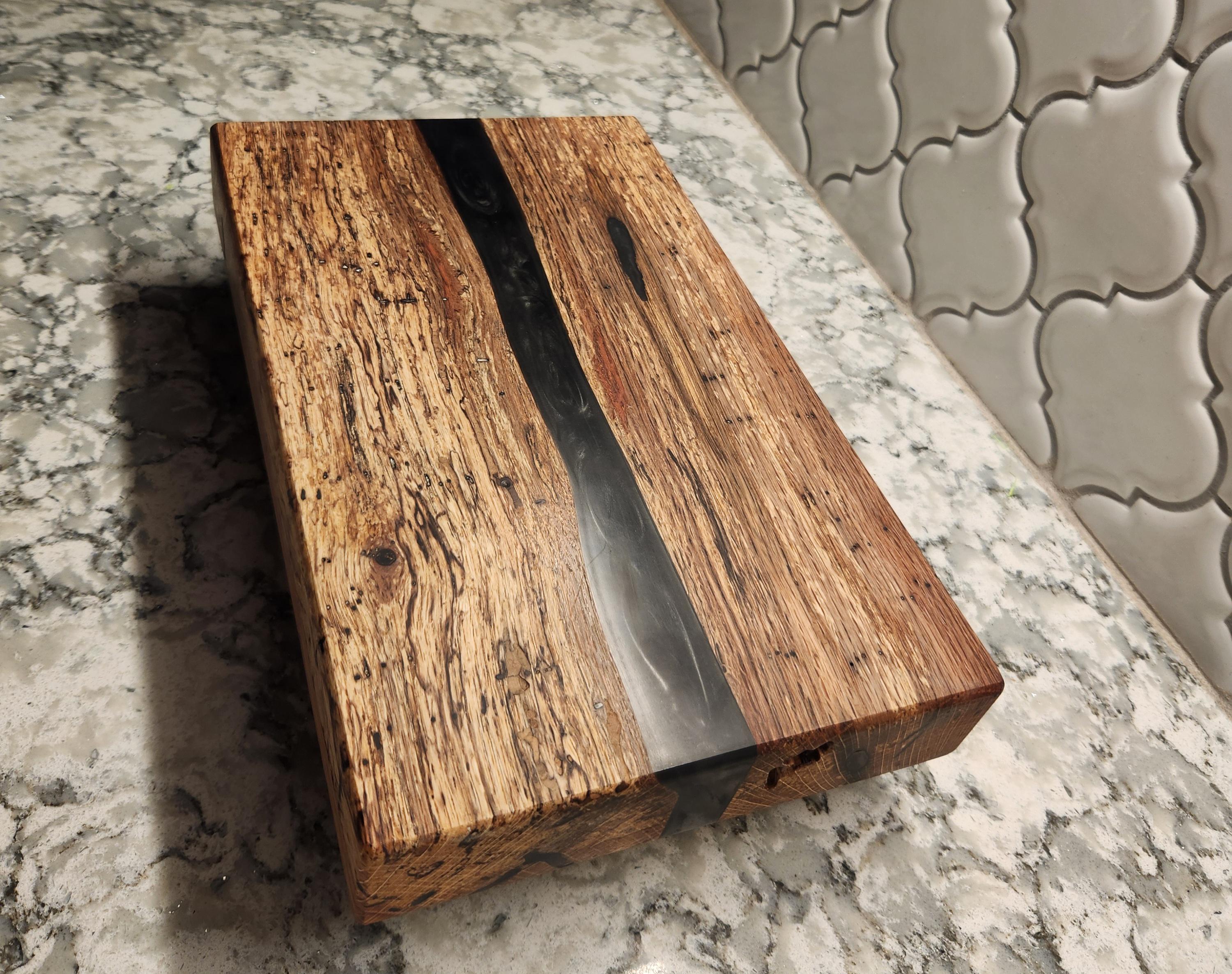 Epoxy Riser Reclaimed Wood and Epoxy Risers - Etsy