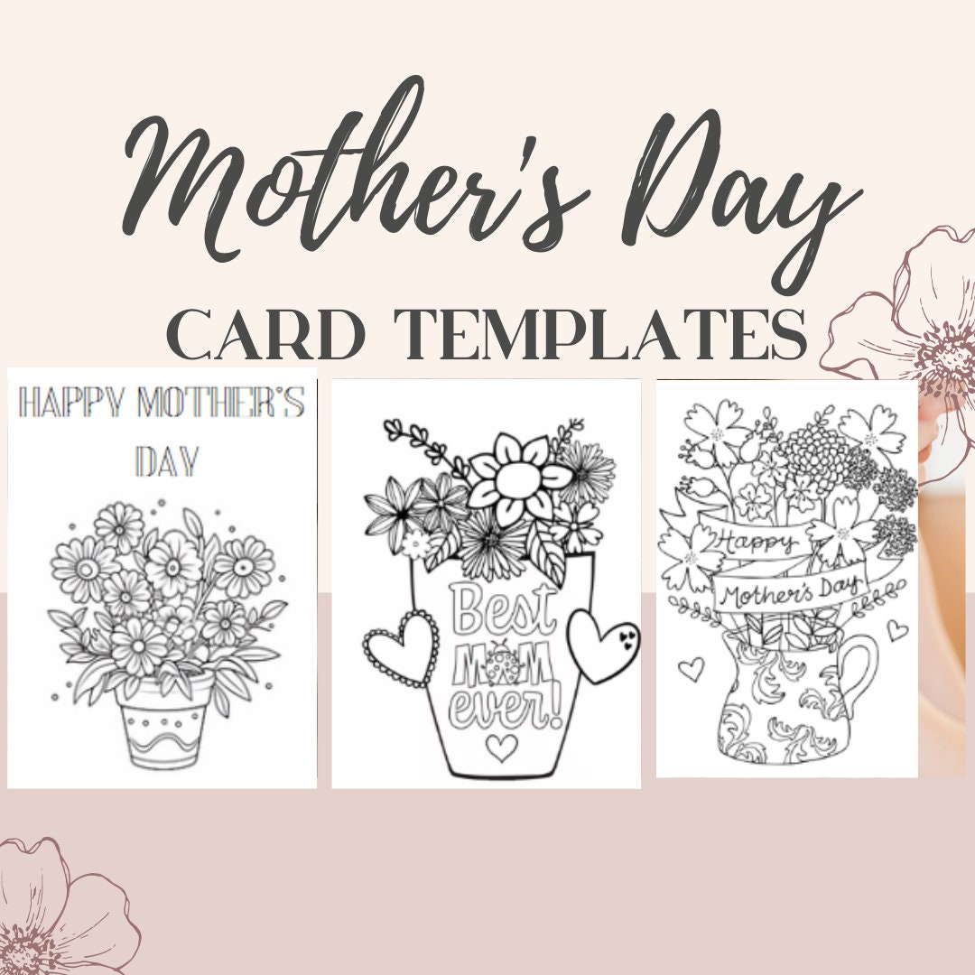 Mother's Day Cards Templates. Create Your Own Mother's Day Cards ...