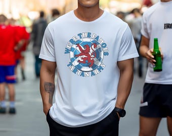 Scotland Tartan Army T-Shirt, Scottish Football Gift