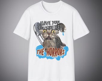 Camiseta divertida de ducha de gato, regalo para amantes de los gatos