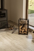 Firewood Rack, Wood Holder, Fireplace Accessory, Metal Firewood Rack