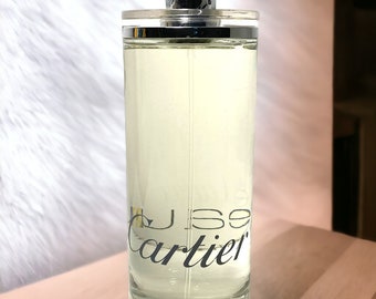 Remarquable Eau de Cartier 200 ml. Eau de toilette. Malheureusement abandonné. Dernière bouteille.