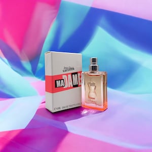 JP Gaultier MaDame MINIATURE Eau Toilette 4ml. Fresh & Fun! Sporty, floral, light fruity freshness. Discontinued scent.