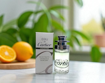 Eau de Cartier Concentree MINIATURE Eau Toilette 15ml. Discontinued & very rare. Bright, sparkling, earthy and herbaceous accord.