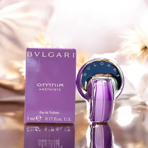 Bvlgari Omnia Amethyste MINIATURE Eau Toilette 5ml. Soft and cozy fragrance.