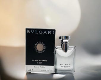Bvlgari Pour Homme SOIR MINI Eau Toilette 5ml. Soft