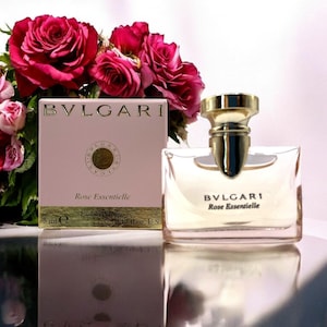 Bvlgari Rose Essentielle MINIATURE Eau Parfum 5ml. Luxurious & opulent rose fragrance. Discontinued.
