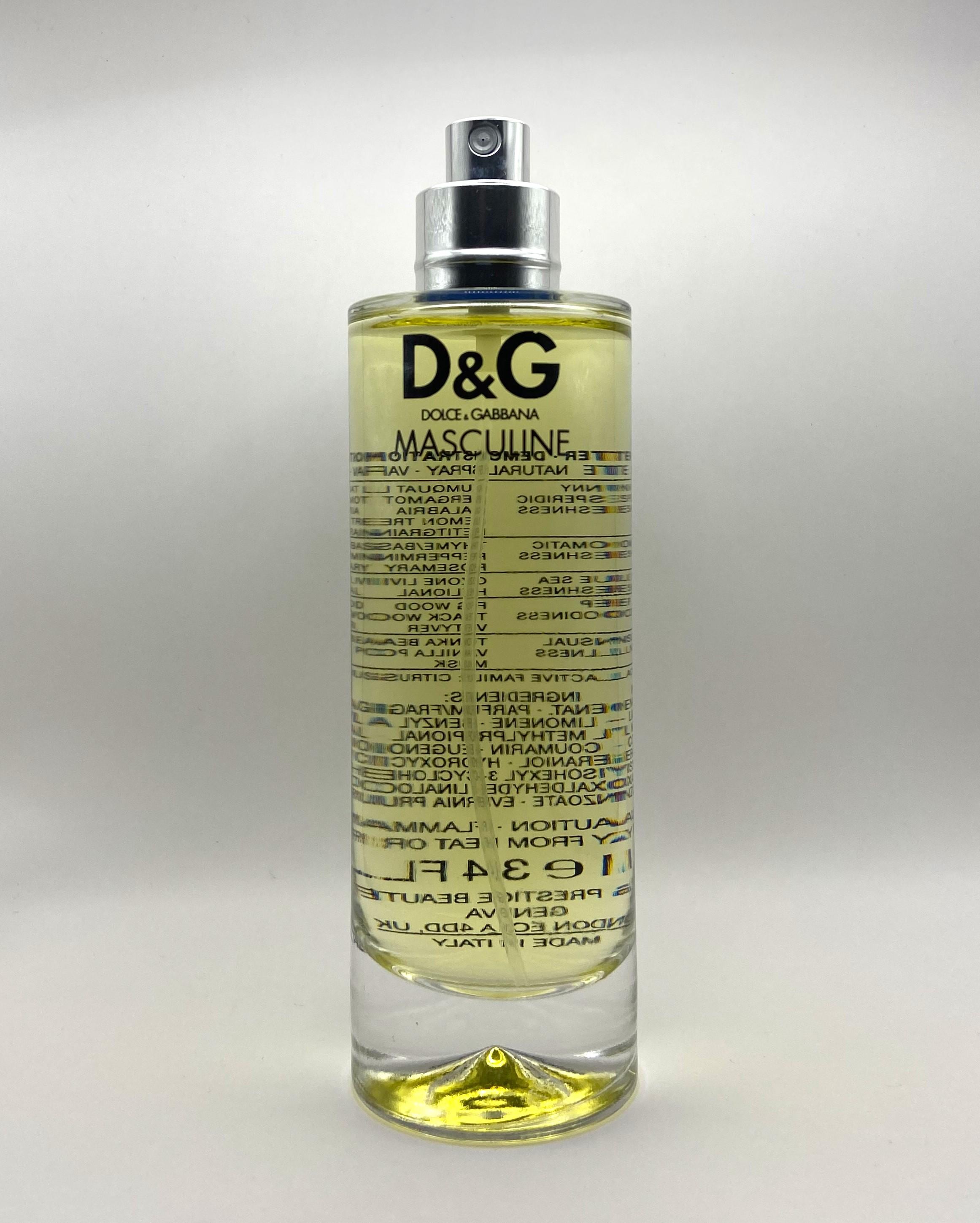 D&G Masculine Eau Toilette 100ml. Discontinued. VINTAGE