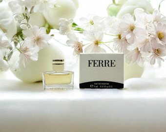 Ferré Woman MINIATURE Eau Parfum 5ml. Sober ARISTOCRATIC beauty. Discontinued & Rare.