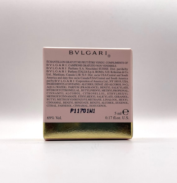 Bvlgari Rose Essentielle MINIATURE Eau Parfum 5ml. Luxurious
