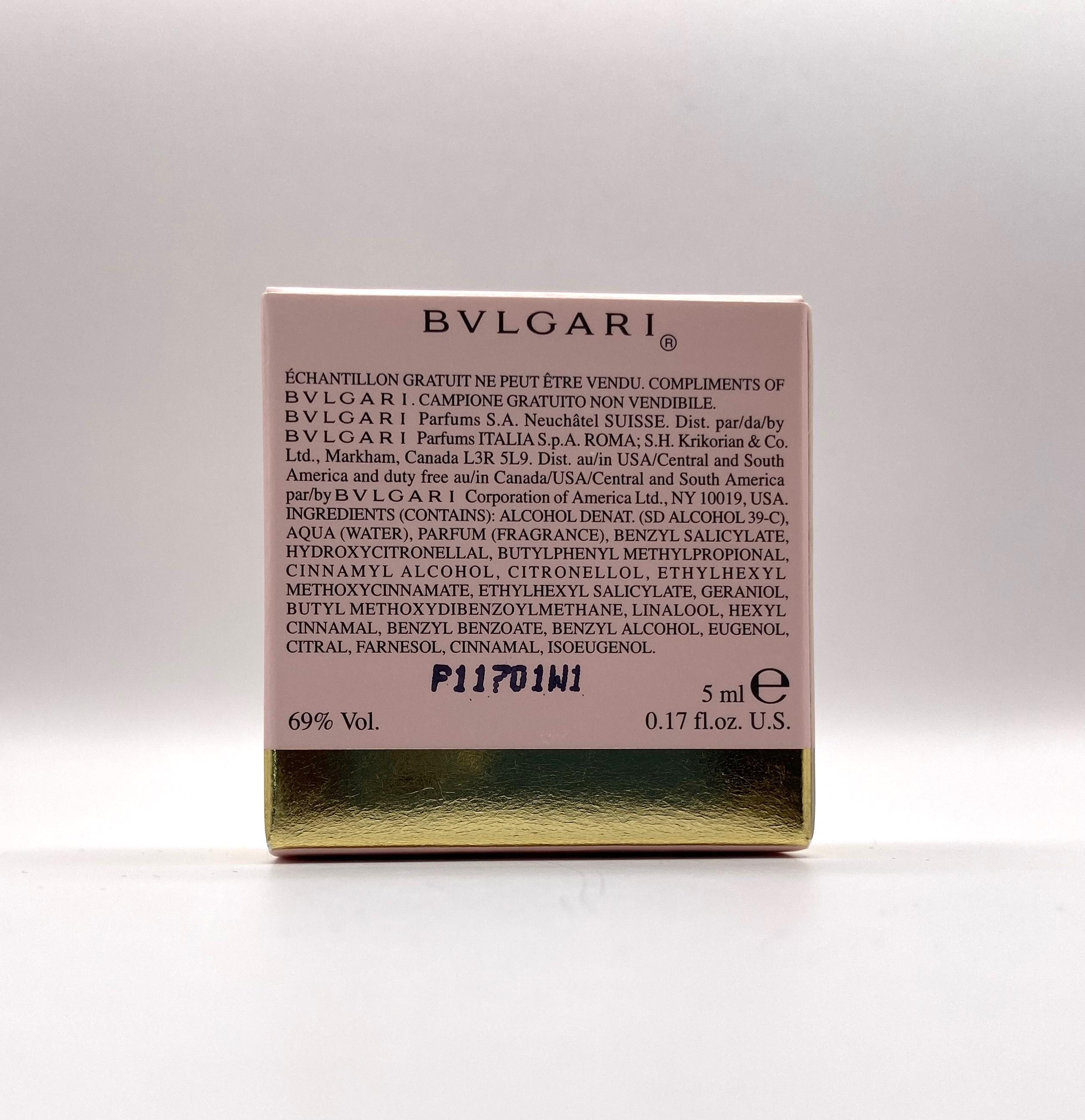 Bvlgari Rose Essentielle MINIATURE Eau Parfum 5ml. Luxurious